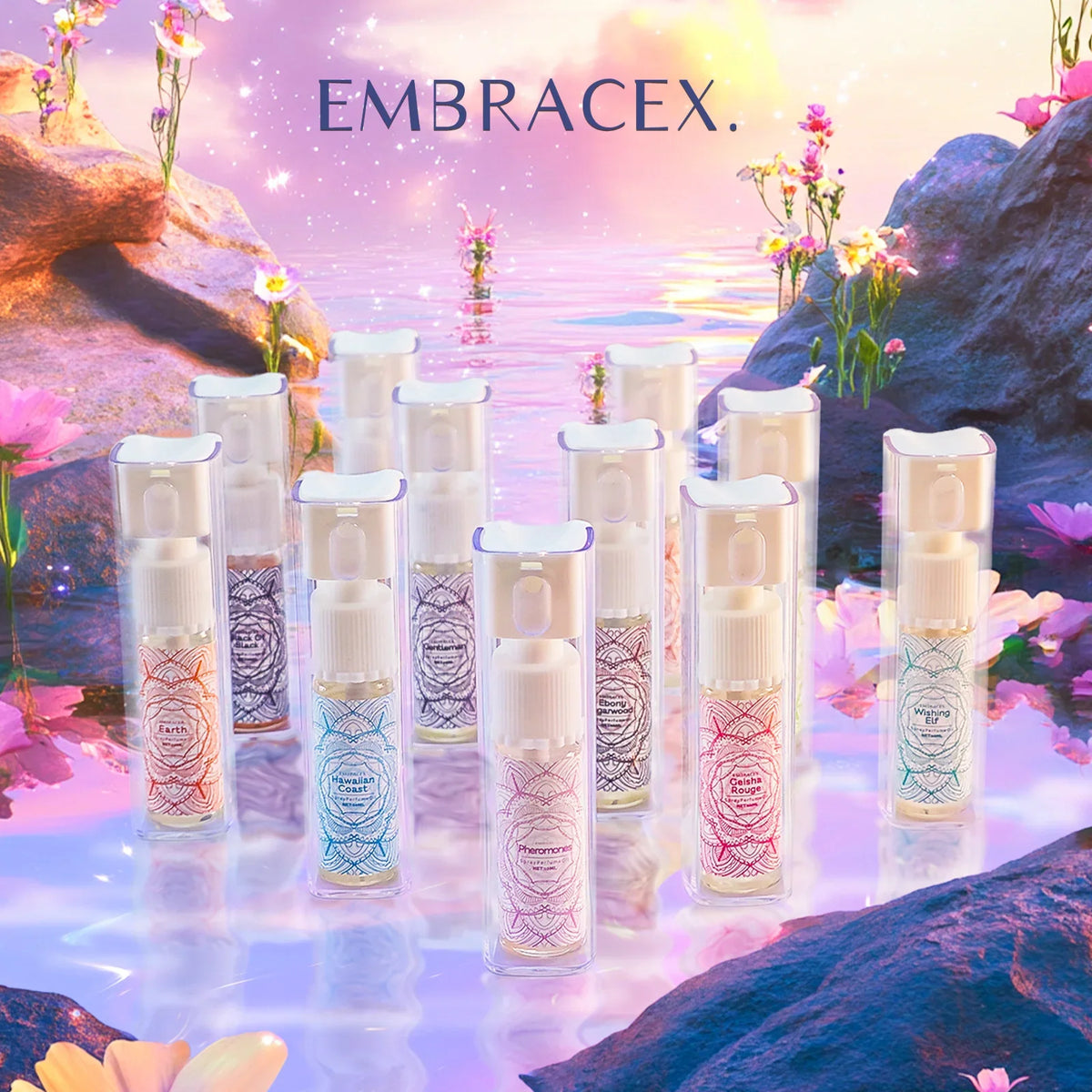 12Types Spray Essential Oils Pheromones Perfumes For Women Gift Body Oil Spray Fragrance Floral Fruity Woody Tea Long Lasting