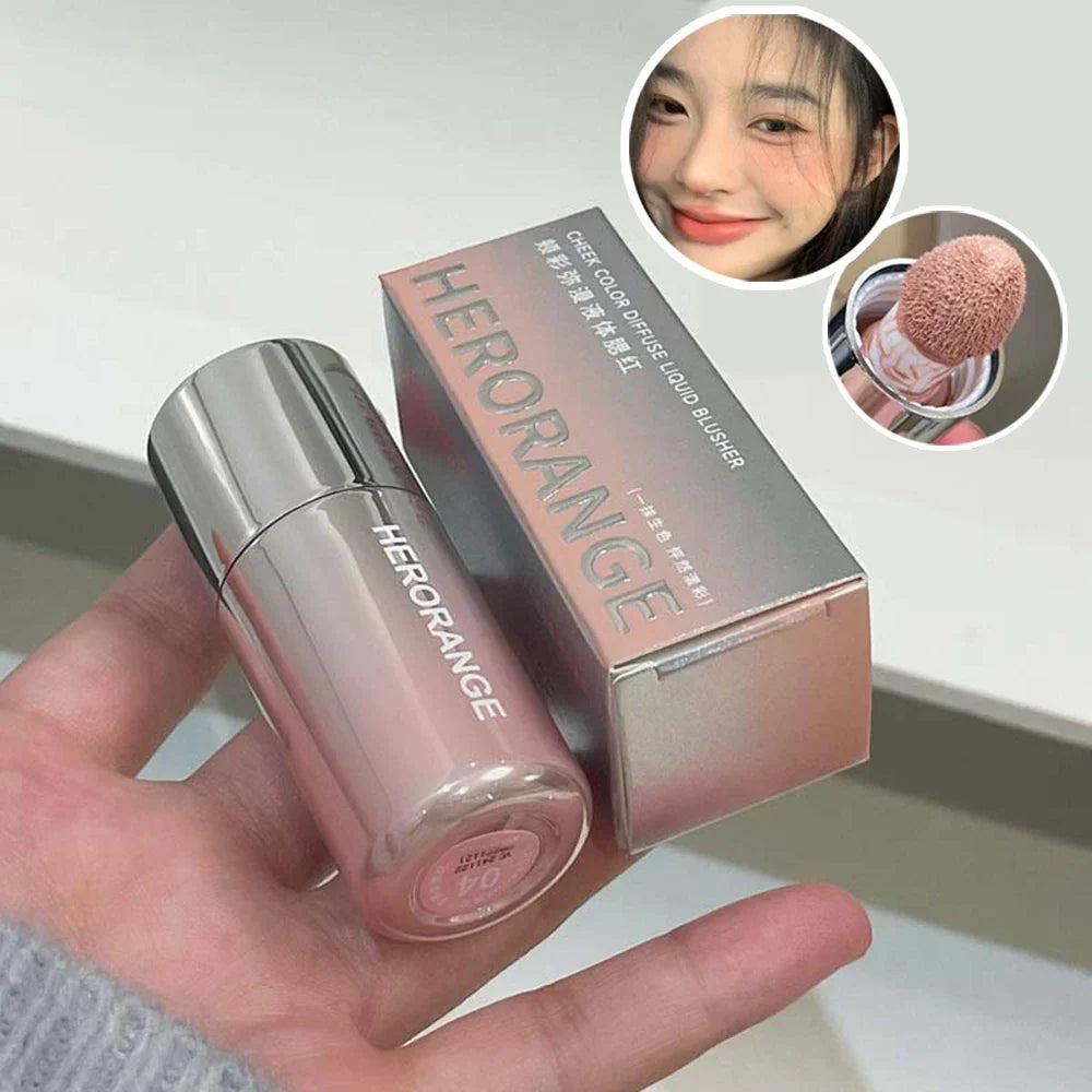 HERORANGE Liquid Blush Natural Complexion-enhancing Low-saturation Matte Multi-purpose Blush Liquid