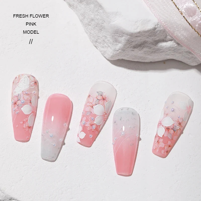 AS 15ml Transfer Foil Gel Nail Polish Soak Off Led Uv Gel Varnish Fast Dry Star Sticker Glue Stamp Gel