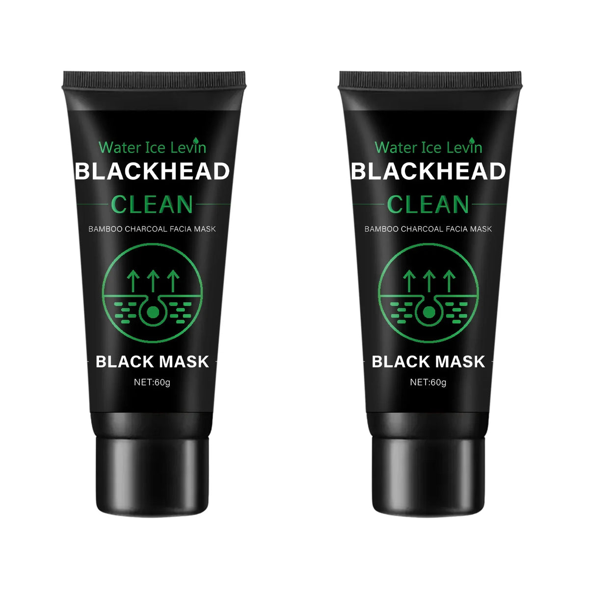60g Bamboo Charcoal Fiber Mask Blackhead Removal Deep Mask Deep Cleansing Cleansing Exfoliating Mask Treatment Black Mask