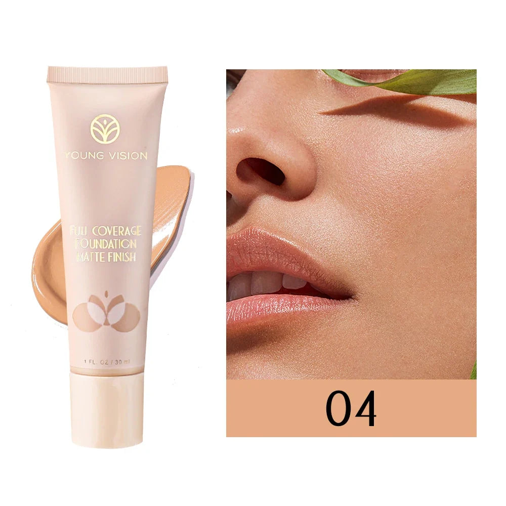6-color optional concealer BB cream 30ml natural facial concealer primer liquid foundation