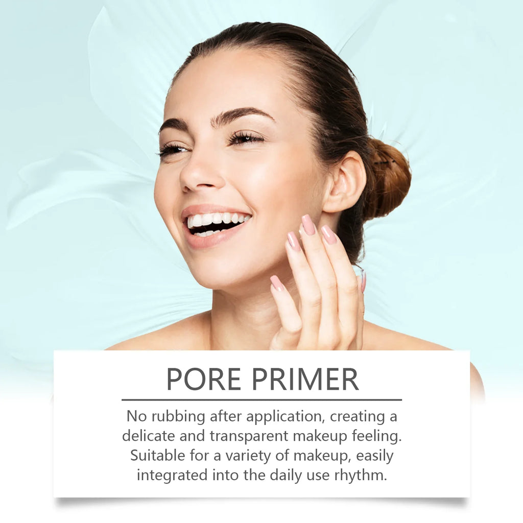 Hydrating Pore Minimizing Primer Long Lasting Non Greasy Makeup Base for Smooth Skin Wrinkle Reduction Face Primer All Daily Use