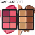 12-Color Concealer Blush & Contour Palette - Matte Cream All-in-One