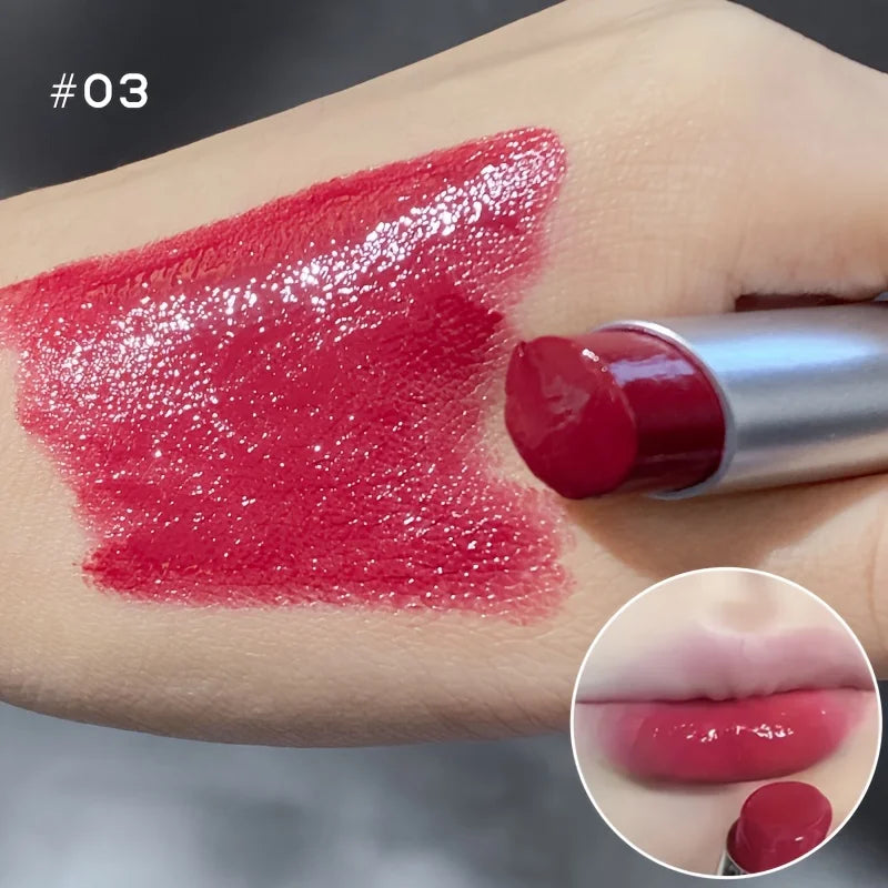 Hydrating Long-Lasting Pudaier Berry Shine Lipstick Set - Creamy Texture for Plump Lustrous Lips, Non-Sticky Finish for All Skin