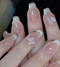 10 PCS Phototherapy Handmade Blush Butterfly Eye Blush Butterfly Fake Nails