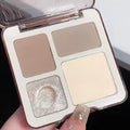 Natural Stereoscopic Face Powder Palette  Matte Bronzer  Contour Shading  Multifunctional Highlighter  Cosmetic Blush gift