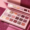 18-Color Eyeshadow Palette - Matte & Shimmer Cocoa Pigments