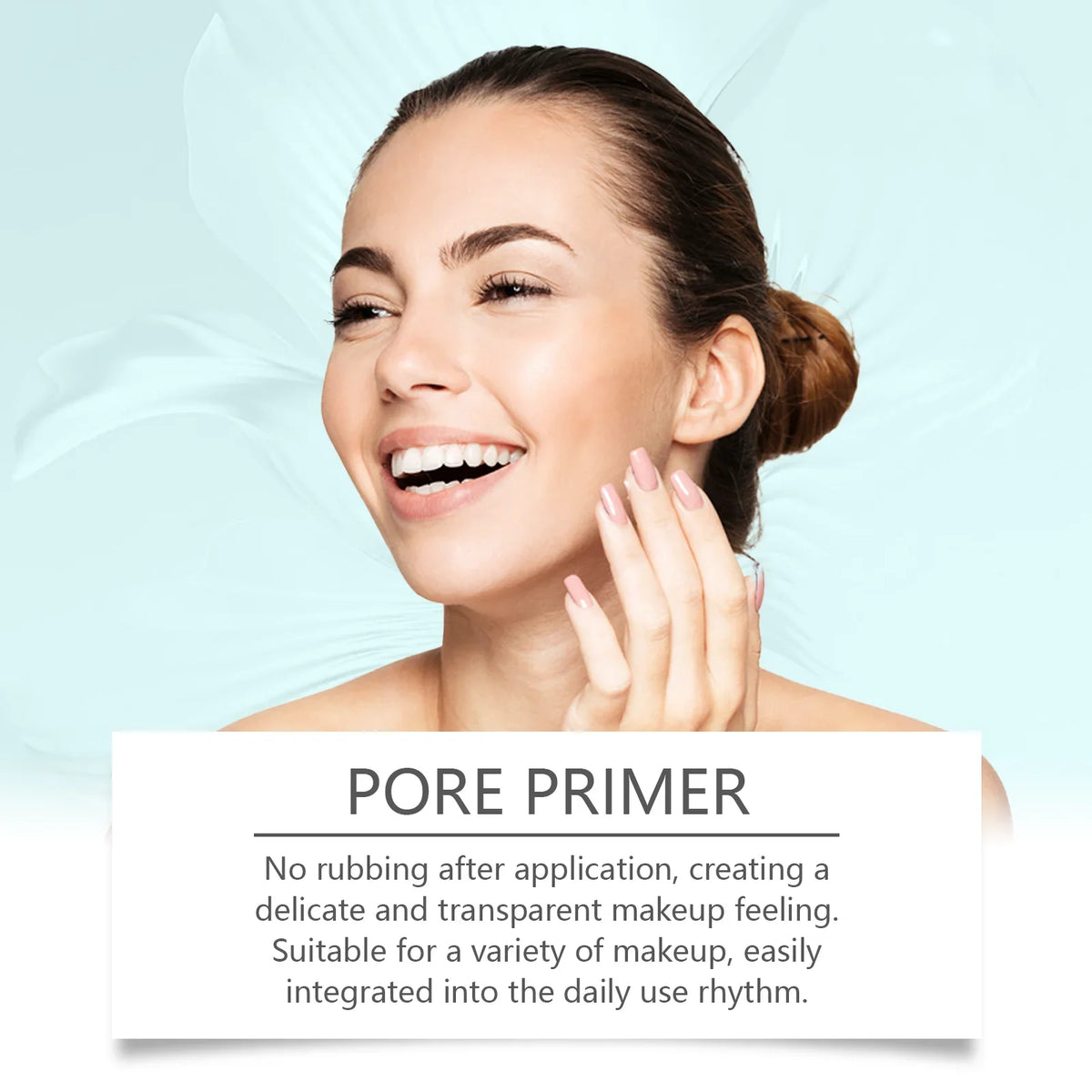 Pre-Makeup Pore Primer Even Skin Tone Oil Control Smoothing Skin Texture Invisible Pores Moisturizing Waterproof Makeup Cosmetic