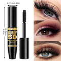 5D Black Waterproof Mascara Lengthens Eyelashes Extension Thick Silk Fiber Mascara Female Makeup Eye Cosmetics Tools for Gifts