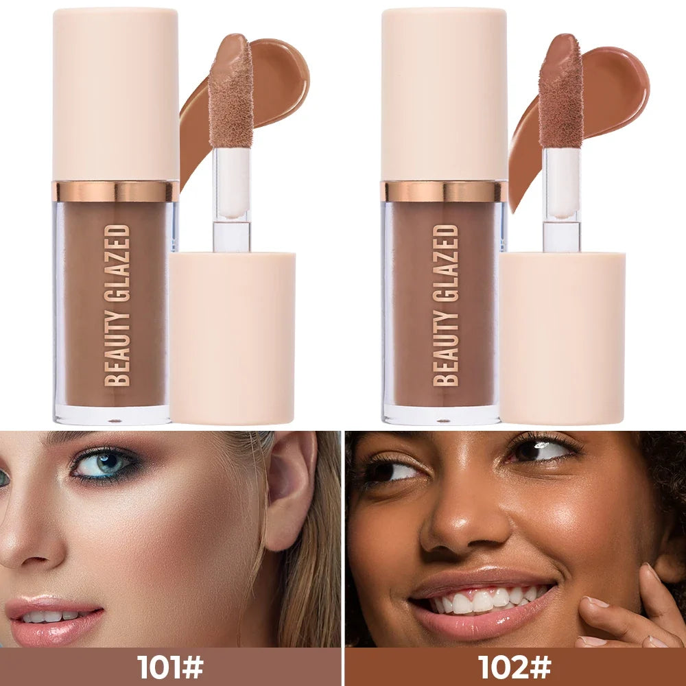 BEAUTY GLAZED Liquid Contour Natural Weightless Long-wearing Smudgeproof Bronzer Face Cosmetics