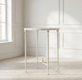 Park Hill | Antiqued Metal Round Side Table