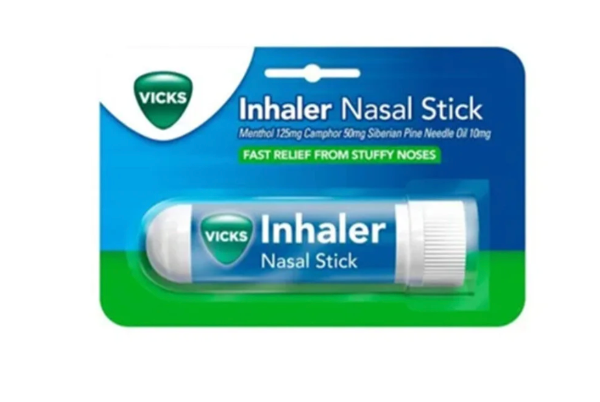 Vicks Inhaler Nasal Stick | Menthol & Camphor | Fast Relief for Nasal Congestion