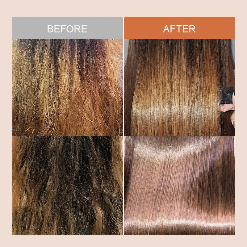 PURC Keratin Hair Mask Disulfide Bond Hair Treatment Smoothing Straightening Hair Cream Repair Damaged Hair Care Products