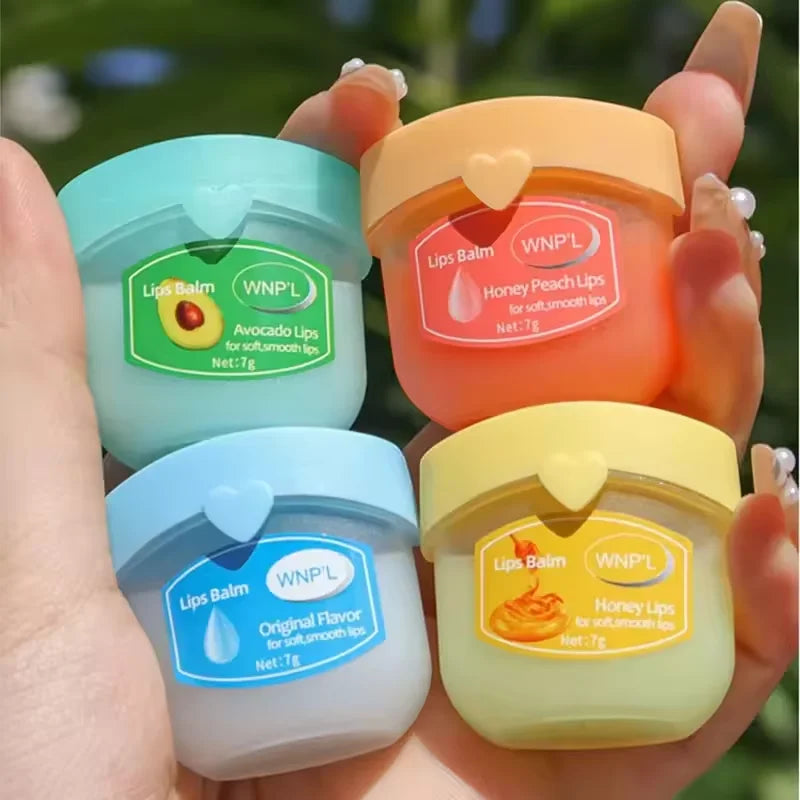 4/6/8pcs Fruit Series Lip Balm Set Set Moisturizing Refreshing Non-sticky Anti-Cracked Lip Mask Vaseline for Lips Makeup