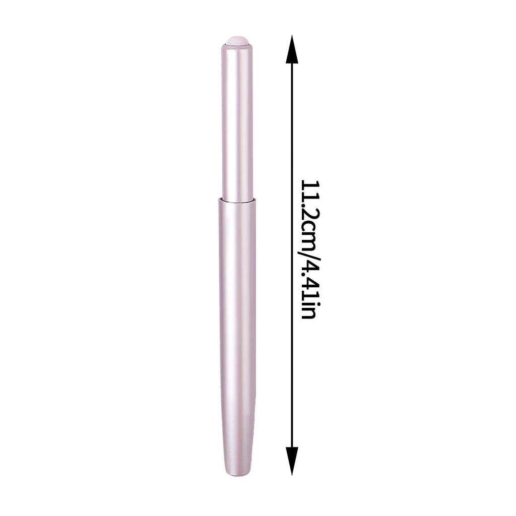 2pcs fashion telescopic lip brush lipstick brush telescopic portable round head dye cover makeup artist professional lip liner