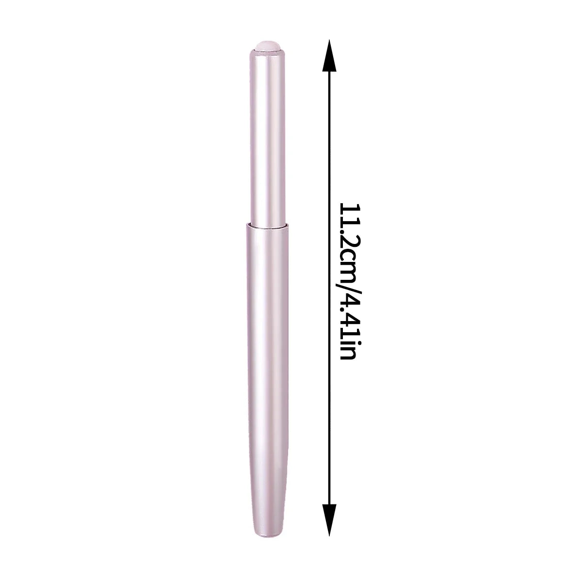 2pcs fashion telescopic lip brush lipstick brush telescopic portable round head dye cover makeup artist professional lip liner
