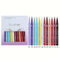 12-Color Waterproof Liquid Eyeliner and Face Paint Pen Set