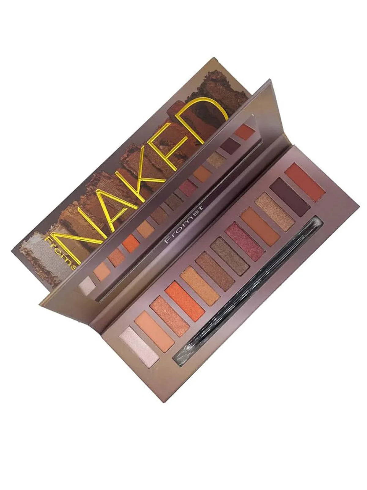 12-Color Eyeshadow Palette - Pearlescent Shimmer Waterproof 30g