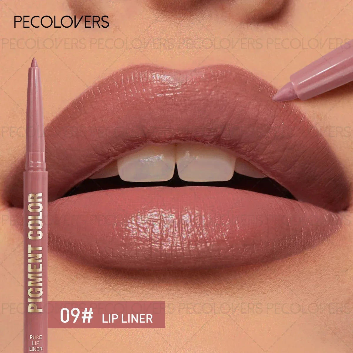 1PC 2-in-1 Lip Liner&Lip Gloss Pen-Matte Colors&Waterproof Long-Lasting ,Velvety Pencil for Plump Lip Outline, Easy Application