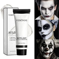 1PC/2PCS White Liquid Foundation 37ml Full Coverage Oil Control Long Lasting for Stage Halloween Cosplay Makeup