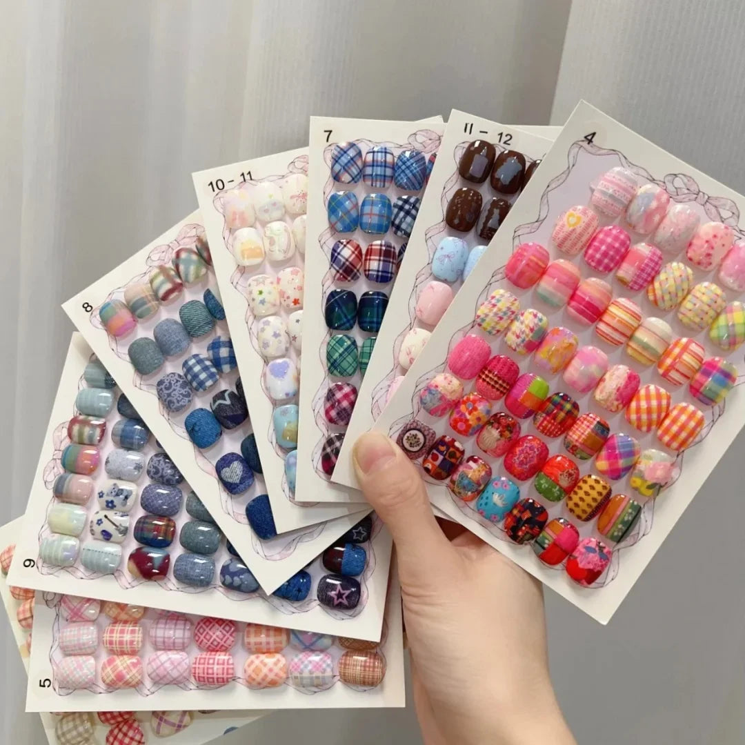 10Rolls Plaid Thousand-Bird Bow  Stars Nail Foils Transfer Paper  Nail Art Stickers  Manicure Set Decal  Nails Decoration