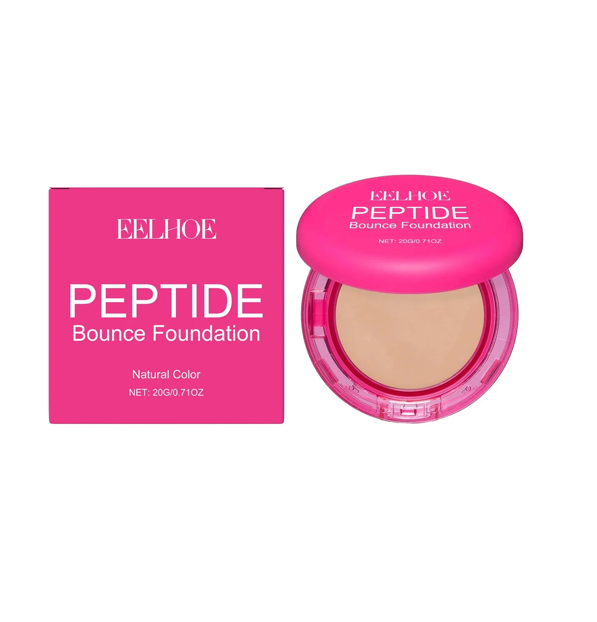 Peptide Bounce Balm Foundation Lasting Full Coverage Concealer Covers Spot Blemishes Brightening Oil Control Makeup Base Cream