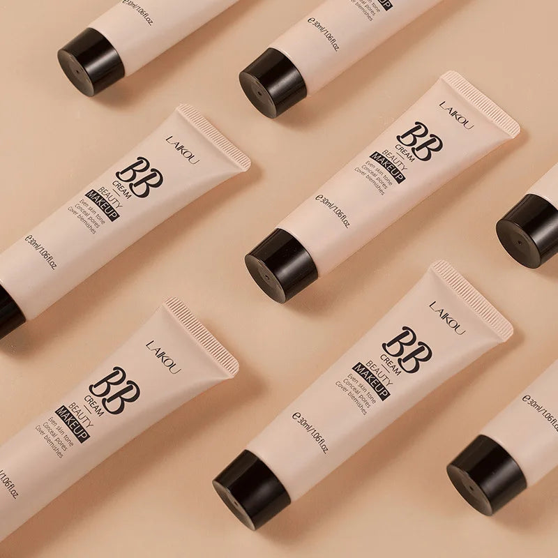 6-color optional concealer BB cream 30ml natural facial concealer primer liquid foundation