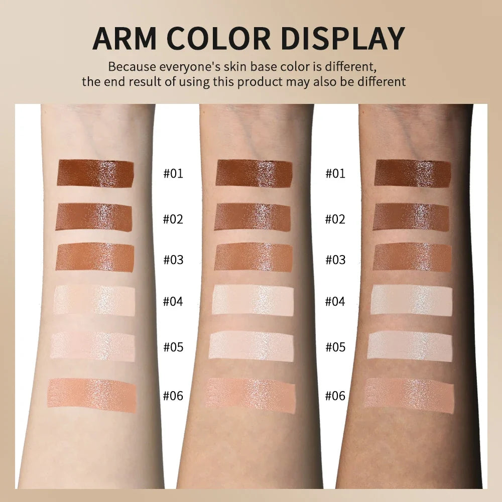 Skin Tint Foundation Stick Eraser Concealer Foundation Stick Serum Boosted Smooth Plumper Hight Coverage Travel Bronze Foundatio