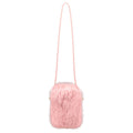 Eklips Pink Plush Phone Bag with Soft Texture