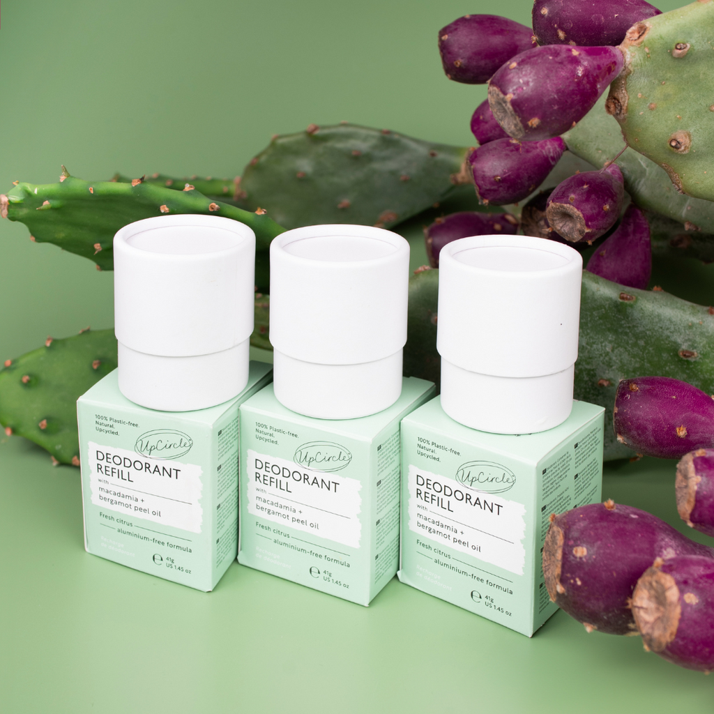 UpCircle Macadamia & Bergamot Deodorant Refills — 3 Pack
