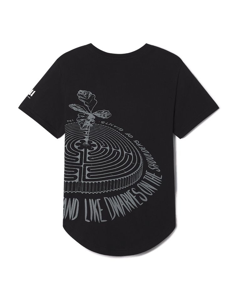 Labyrinth Tee - Onyx