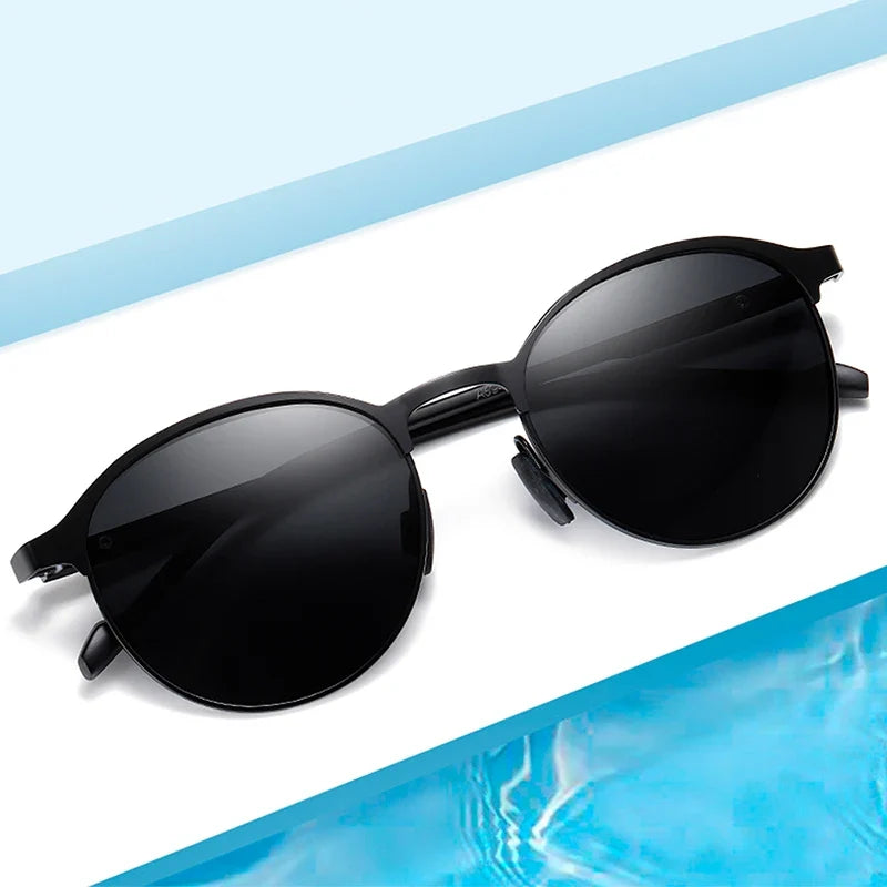BARCUR Trendy Sunglasses Women’s Polarized Round Frame – Timeless Fashionable Sun Glasses for Driving Casual Wear – UV400 Protection Anti-Reflective Lenses