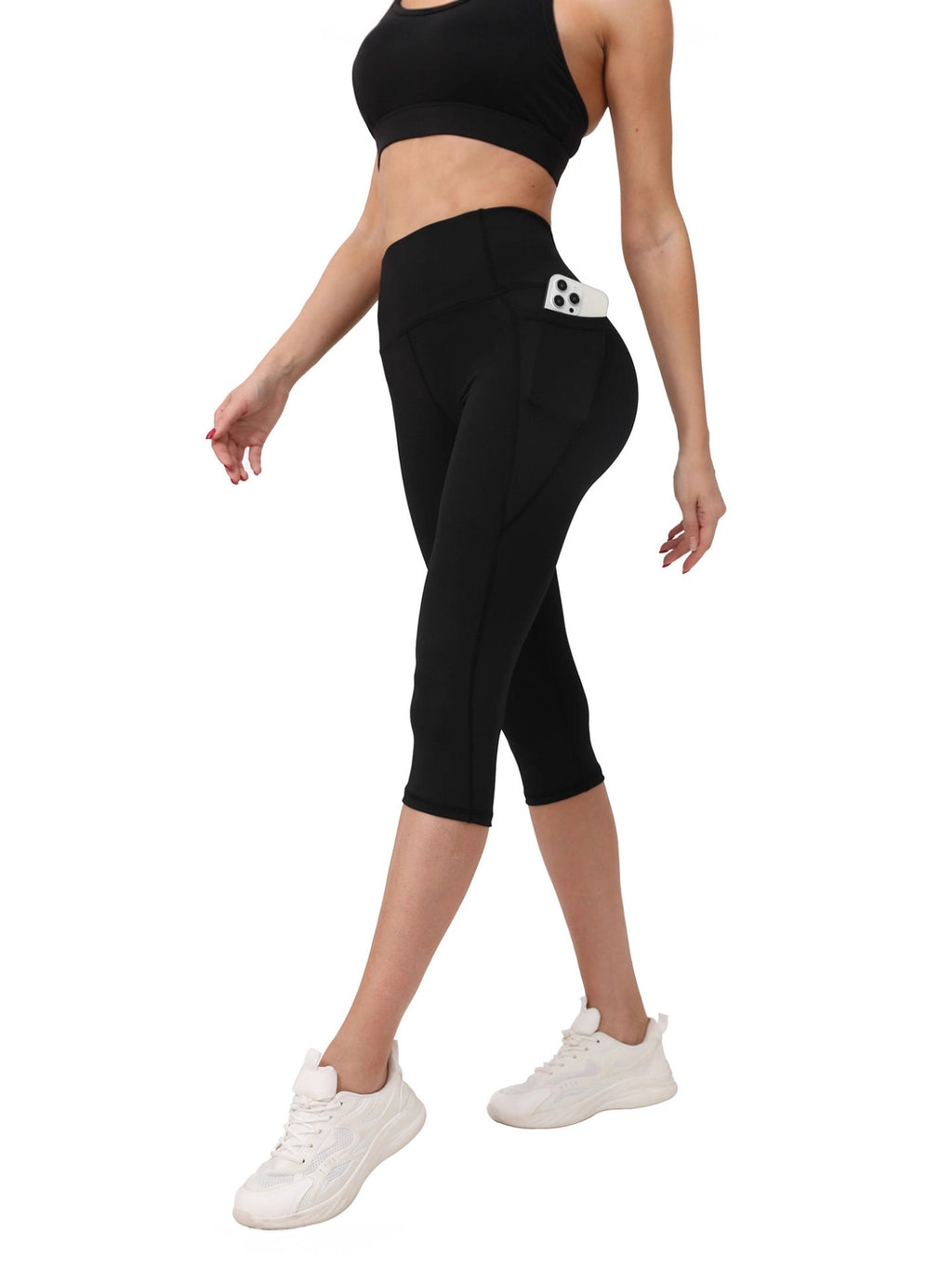 Cross-Border Yoga Pants For Women With Pockets, Outdoor Sports Pants, High-Waisted, Waist-Cinching, Butt-Lifting, Quick-Dry Leggings, Breathable And Quick-Dry