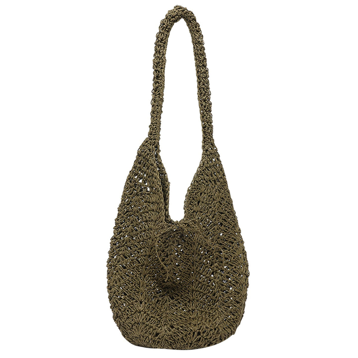 New Straw Bucket Bohemian French-style Crossbody Bag