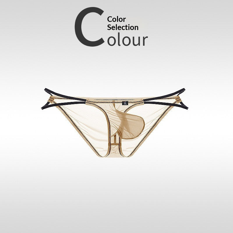 Ultra-thin Ice-silk Mens Briefs With A Slimming Waistband