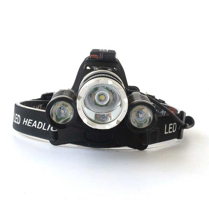 Adjustable Zoomable Headlamp Ultra Bright Rechargeable LED Bright High Lumen Head Lights Head Lamp Waterproof Flashlight For Outdoor Cmaping Fishing Hiking Biking Fishing Headlamp  Running Headlamp