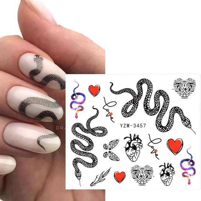Avocado Fruit Transfer Nail Stickers Charms Winter Water Sticker For Nails Sliders Character Image Tattoo Decal Decoration Cute Summer Nail Art Stickers Summer Fruit Stickers on Nails Unicorn Banana Cherry Avocado Dog Strawberry Nail Art Decals