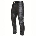 Mens Windproof PU Pants For Motorcycle And Outdoor Riding