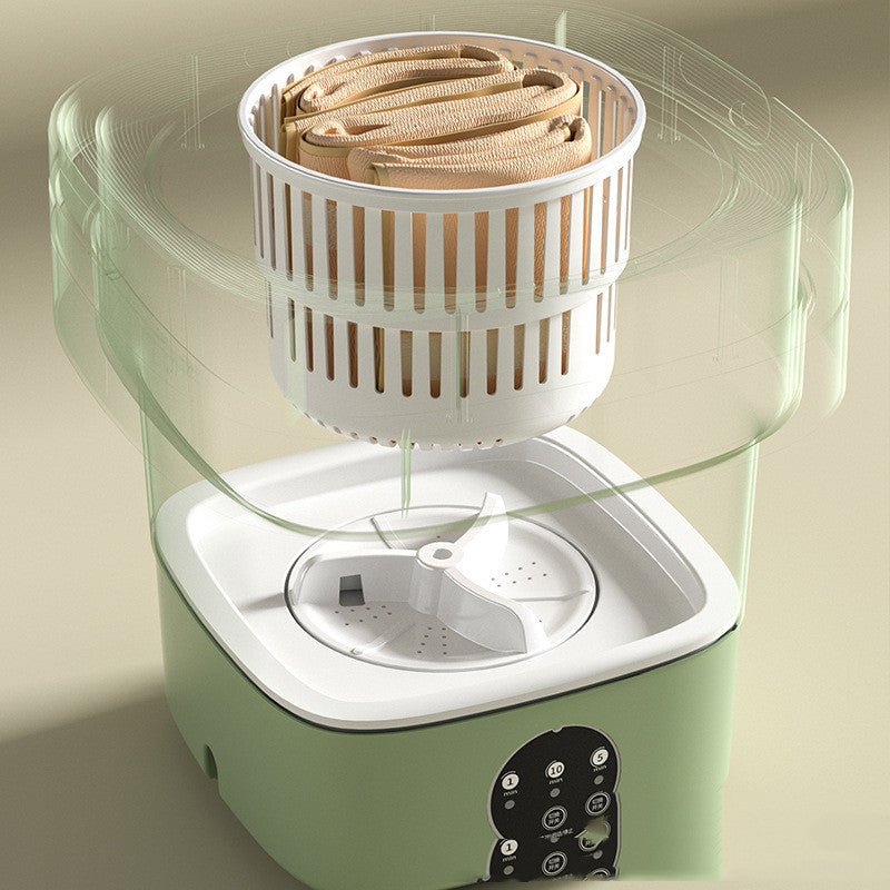 Mini Foldable Washing Machine for Socks Underwear