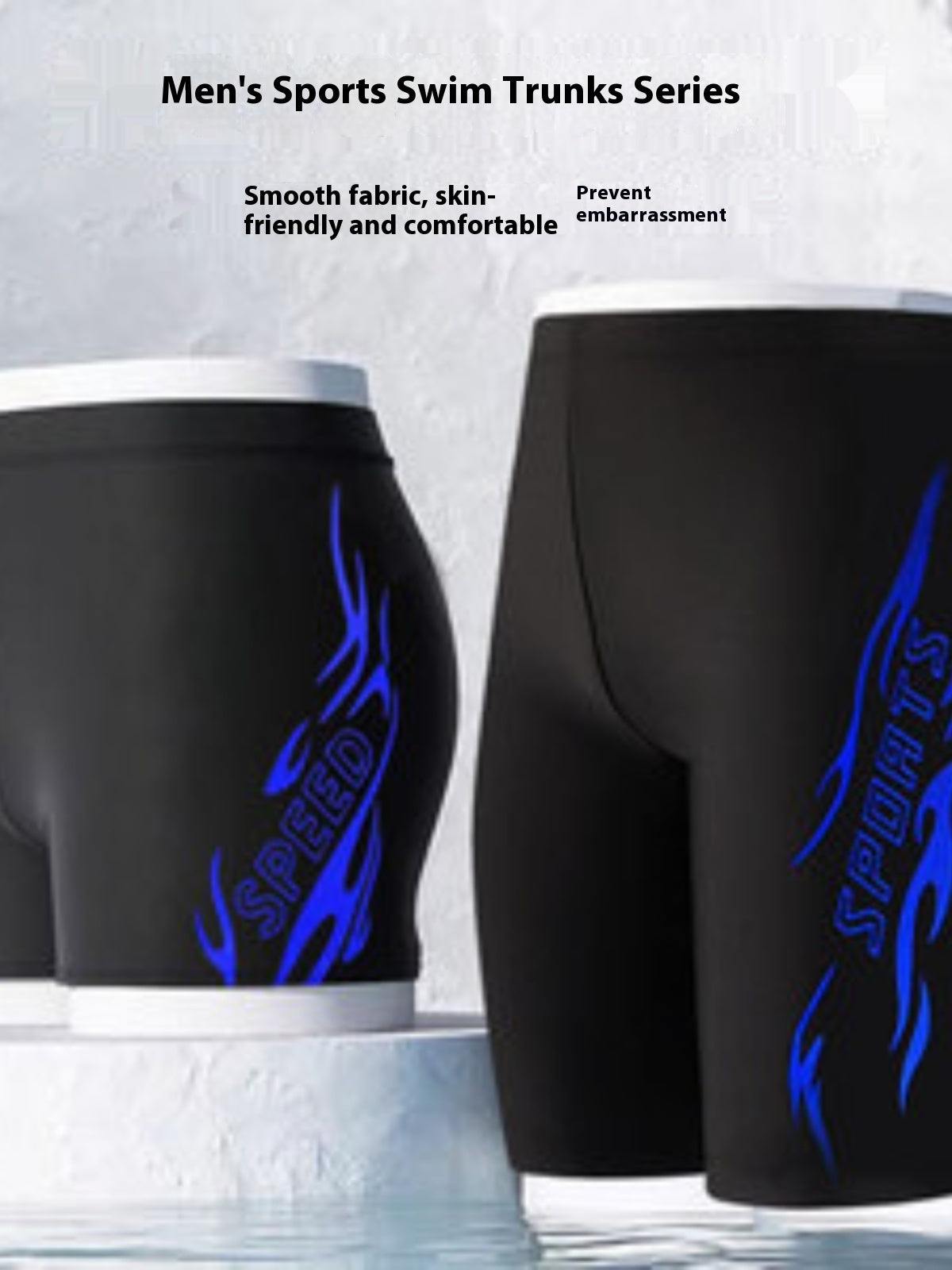 Anti-embarrassment Boxers Swimsuit Plus Size Hot Spring Swimming Trunks