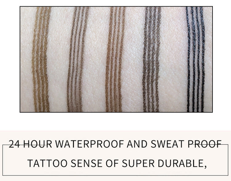 Four-Head Liquid Tattoo Eyebrow Pencil