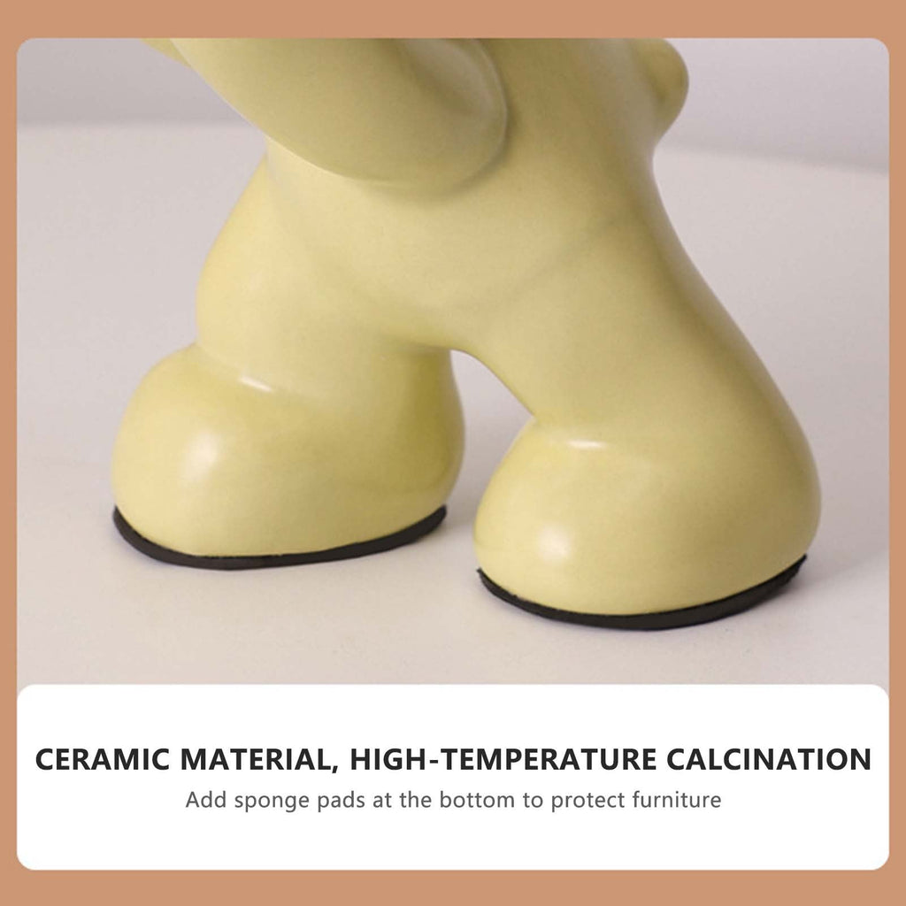 Animal Figurine Ceramic Bookends – Decorative CD & DVD Holders