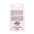 Eklips Glitter Light Oval Press-On Nails 24 Count