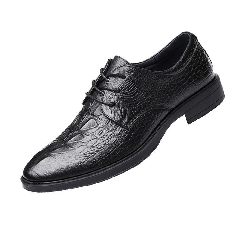 Heightened Breathable Leather Formal Shoes