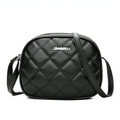 Black Beauty Women's Shoulder Crossbody Bag For Females Fashionable Handbag PU Famous Designer Clutch