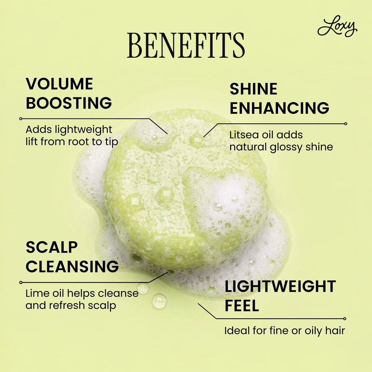 BOOST: Volumizing Shampoo Bar for Fine or Oily Hair with Lime Oil & Sea Salt