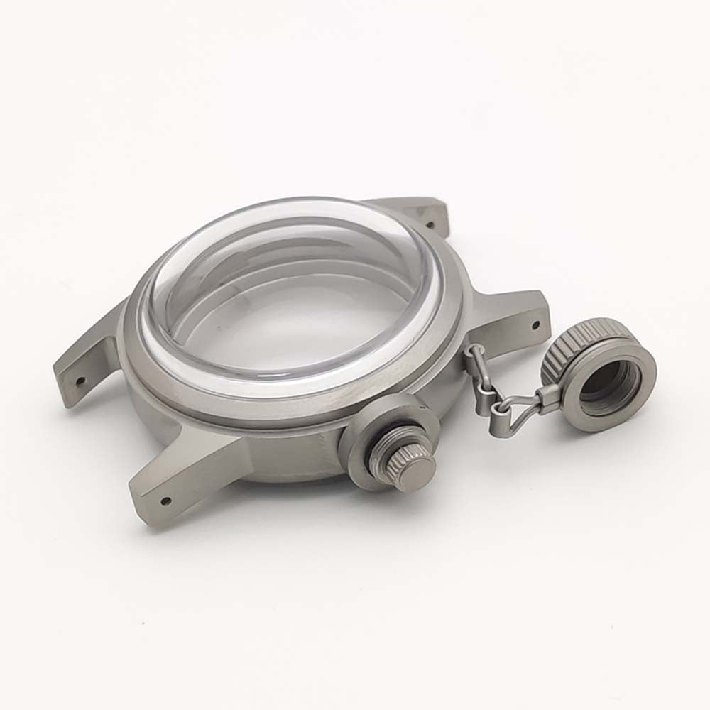 Stainless Steel Case Brushed Finish Sapphire Crystal Watch Modification Accessory