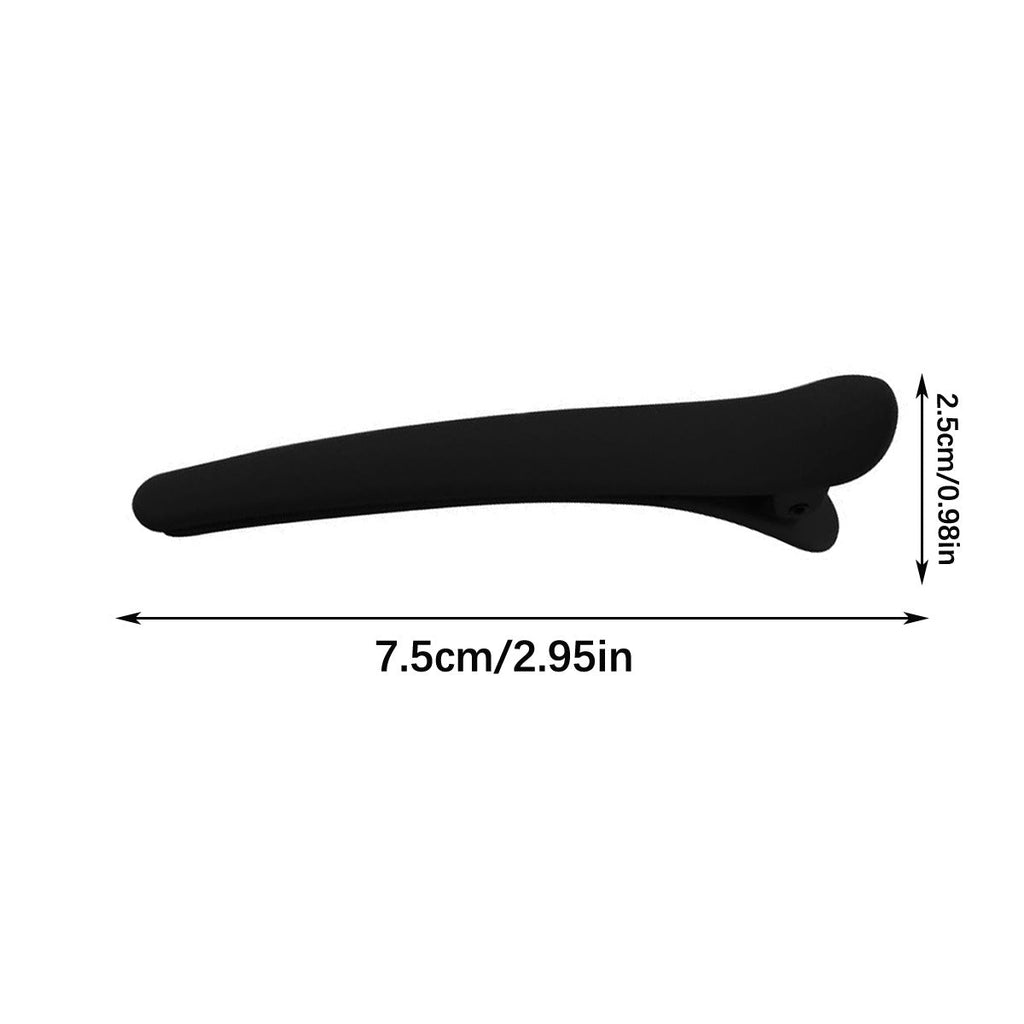Brown Matte Hair Styling Tool Bang Clip