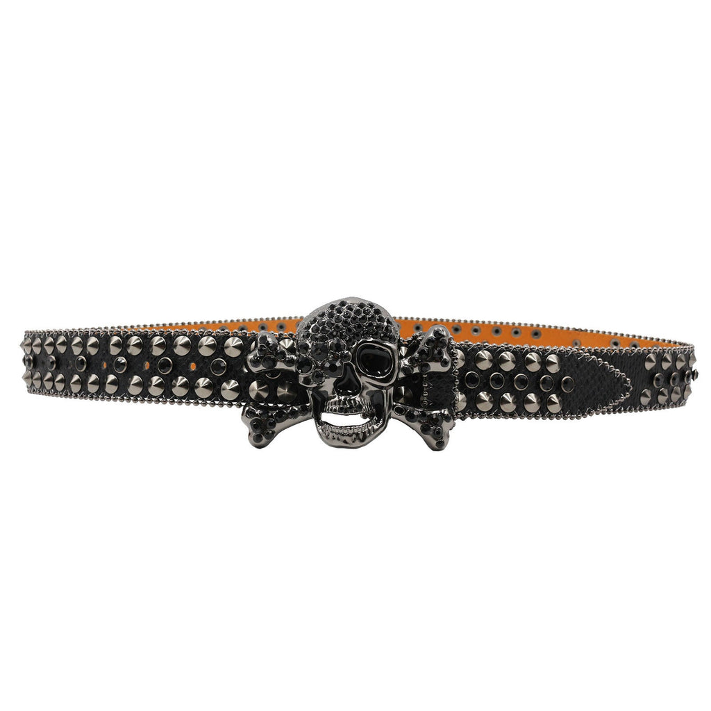 Women's Rhinestone Snake Pattern Belt
