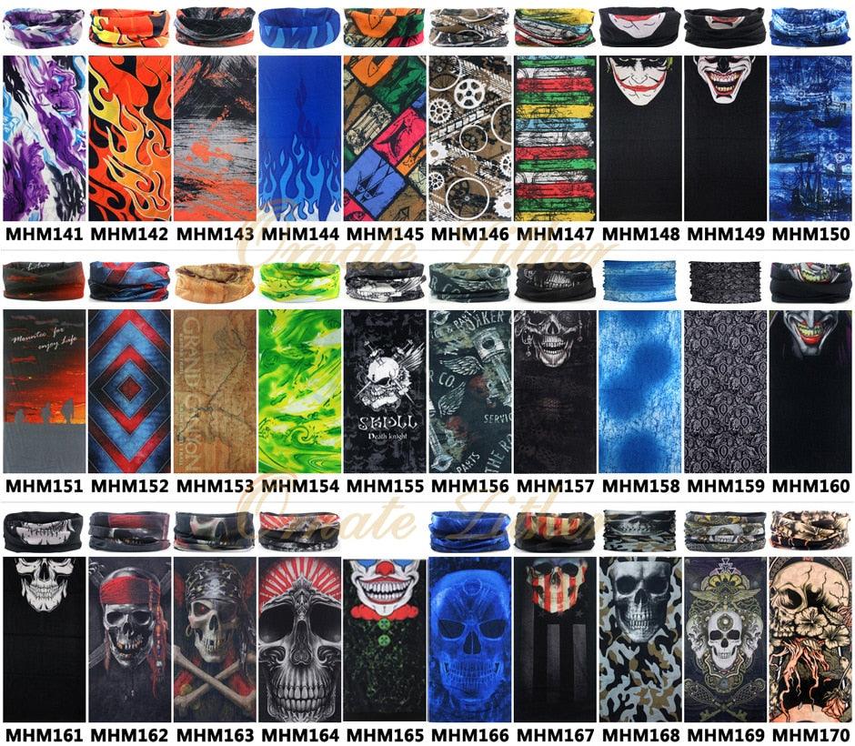 Camouflage Neck Gaiter Hunting Scarves Ice Silk Bandana Tubular Buff Half Mask Tactical Sport Headband Balaclava  Balaclava Seamless Magic Head Scarf Breathable Bandana Turban Outdoor Hiking Quick-Dry Sweat Absorbing Scarves Multifunction Beanie Hat